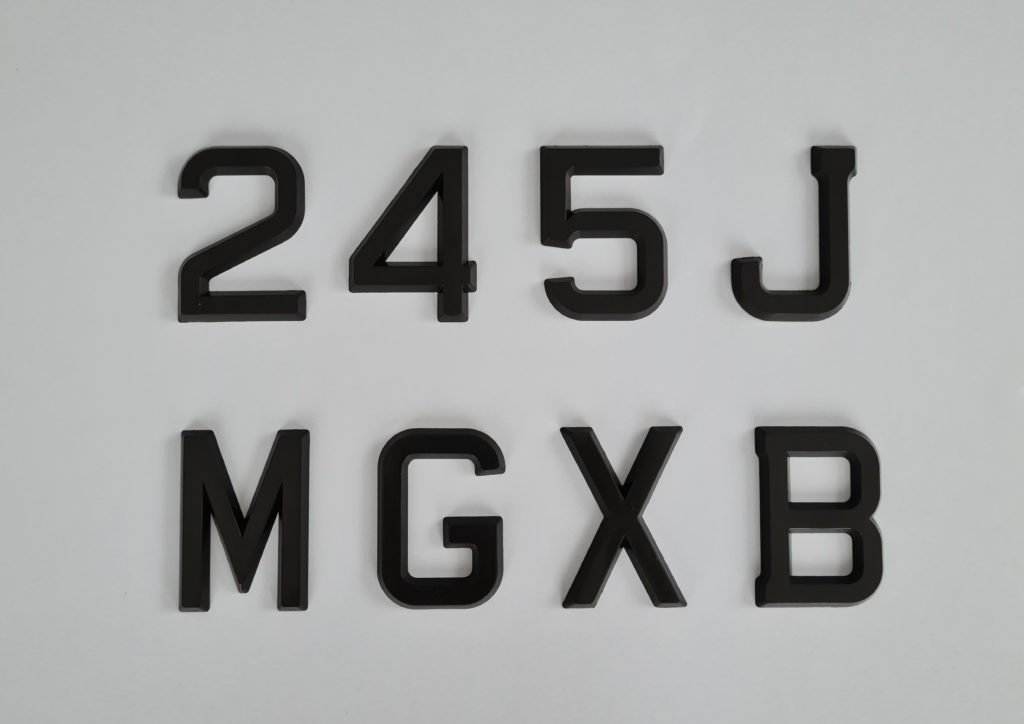 Car Plate Number Acrylic Numbers Implas Sdn Bhd